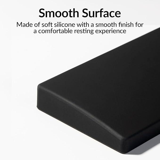 Ergonomic Silicone Wrist Rest for Keychron K4 Pro / K4 Max / Q5 / V5 / V5 Max,15.37" Honeycomb Non-Slip Palm Rest, 96% Full-Sized Mechanical Keyboards Support with Typing Pain Relief - Image 3