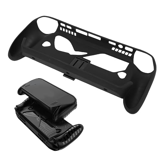 Protective Case with Stand for ROG Ally X 7in 2025 Console, Ultra Gaming Protector Cover, Soft Lightweight Silicone Case Cover, Black by Technologyconnectsyouandme