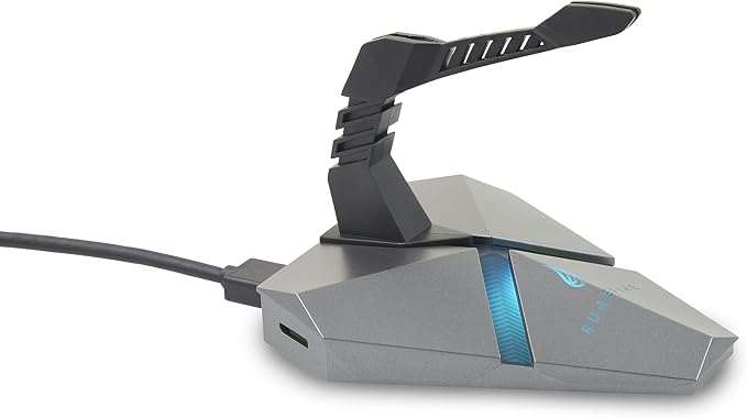 SureFire Axis Gaming Mouse Bungee Hub - 3X USB 3.2 GEN 1 Ports - Mouse Cable Holder Gaming - Mouse Bungee RGB - microSD - Cable-Holder Mouse - PC & Notebook - Gaming USB-hub I Powered by Verbatim - Image 2
