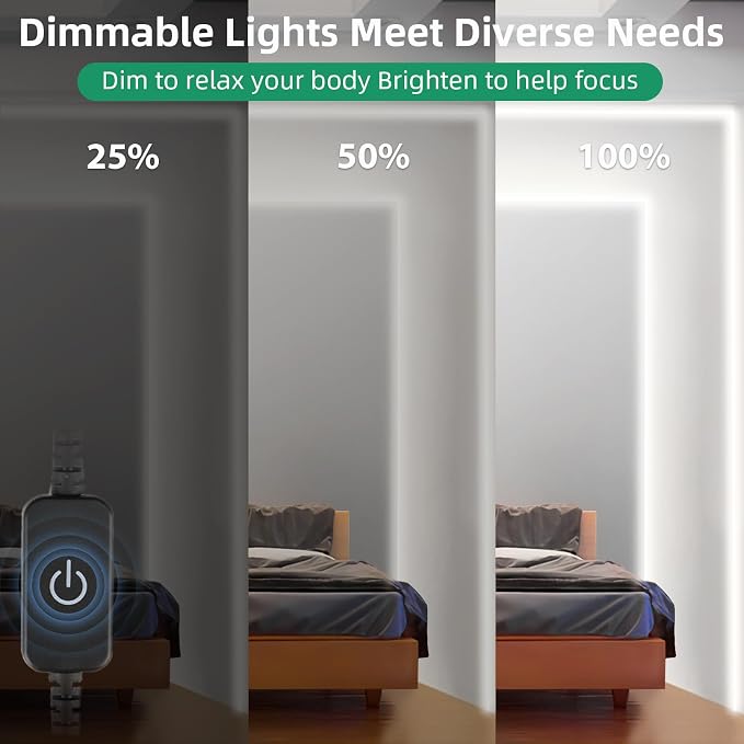 Lamomo LED Neon Rope Light, 12V White Neon LED Strip Light, 16.4ft/5m Dimmable Waterproof Strip Lighting, Silicone DIY Sign for Bedroom Indoor Home Decor (Power Adapter Included) - Image 2