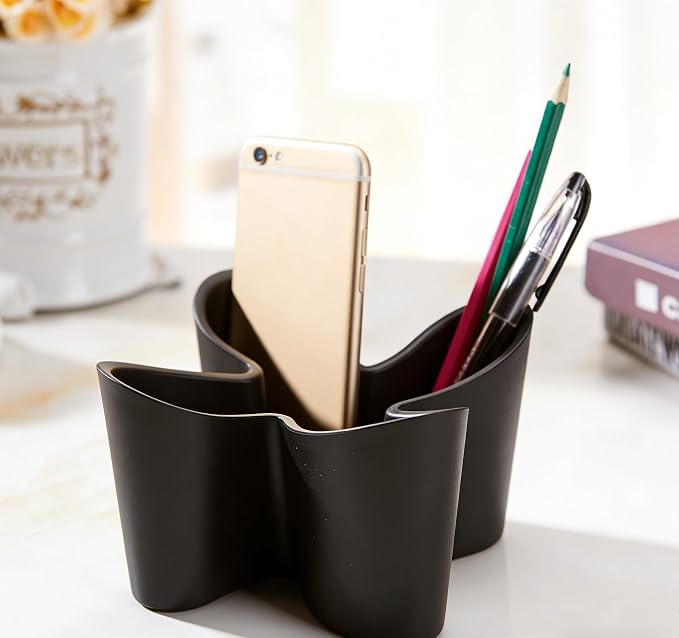 Flower Shape Remote Control Holder Modern,Desk Organizer Storage Container - Image 8