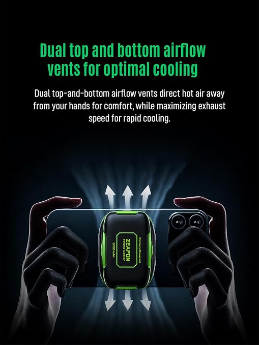 Cordless Magnetic Gaming Phone Cooler with 3000mAh Battery 30s Rapid Freeze - Image 7