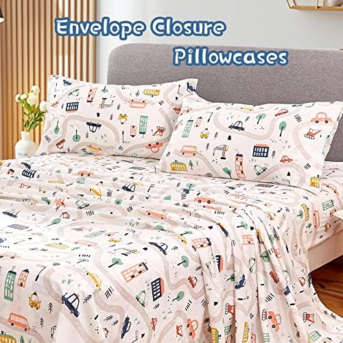 JSD 3 Piece Car Vehicle Kids Sheet Set Twin Size - Image 3