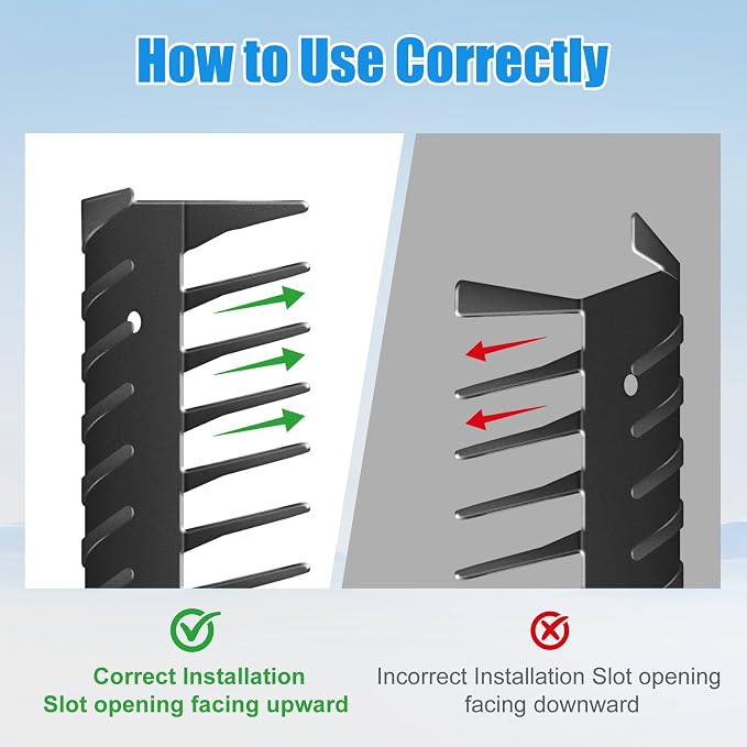 4 Pack DVD Shelf for Wall Mount, Floating Metal DVD Rack and Video Game Storage for Standard DVD CD Cases, Heavy-Duty Media Organizer Holder for PS, Xbox, PS5, PS4, Holds up to 76 - Image 5