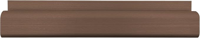 Electriduct Large J Channel Cable Raceway Self Adhesive Desk Cord Organizer and Wire Manager for Computer, Gaming and Entertainment Centers Kit - Brown - (4) x 12" Piece Kit - Image 2