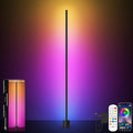 Tyute Standing Floor Lamp, RGB LED Lamp with Music Sync, Smart App and Remote Control Ambience Light with Music Sync, LED Lamp with 16 Million Colors for Bedroom, Living Room Gaming Room by TYUTE