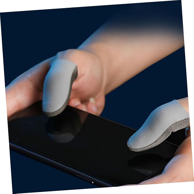 VILLCASE 2pairs - Finger Sleeves for Gaming Breathable Non- Finger Protectors Flexible Touchscreen for Smooth Gaming Lightweight - Image 9