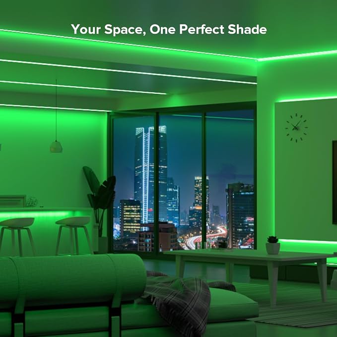 BTF-LIGHTING 5V USB COB LED Strip Lights 9.8FT Green Color for TV - Image 4