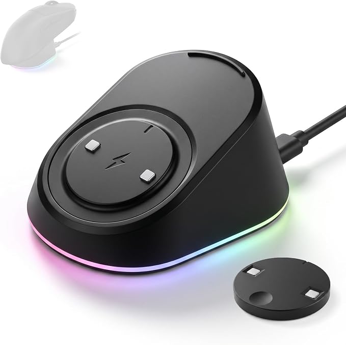 Charging Dock Compatible with Logitech Gaming Mouse G Pro X Superlight 2/1,G502/G502 X/G502 X Plus,G703/G903/G403 Lightspeed by Unknown