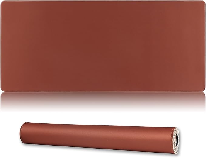 XXL Gaming Mouse Pad 35.4x15.7 Professional Large Mouse Pad & Computer Game Mouse Mat-90x40 Brown by Cmhoo