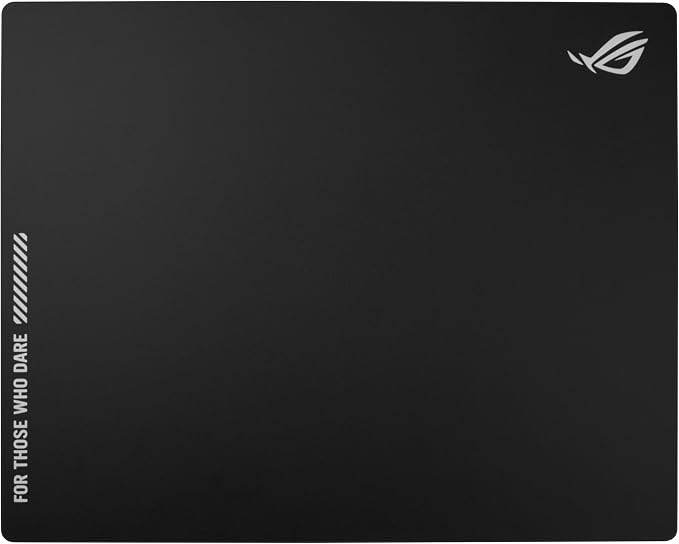 ASUS ROG Moonstone Ace L Glass Gaming Mouse Pad, 19.7” x 15.7” - Black by Unknown