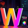 Light Up Letters Marquee Letter LED Lights Music Sync RGB Color Changing by MeRGB