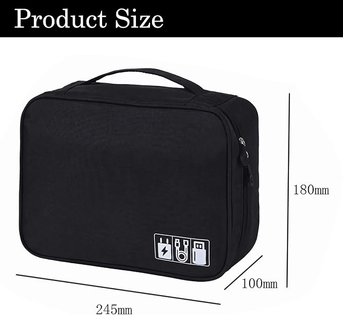 Referee Headset Organizer Bag, Fit 4 Pack V4/V6/FBIM Electronics Accessories Carrying Case for Referee Communication System for Cable Charger Volleyball Soccer Ref Officials - Image 6