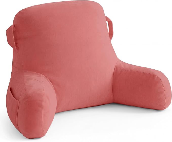 Reading Pillow for Bed,Back Pillow for Bed Sitting Up,Lumbar Support Pillow by Unknown