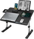NEARPOW XXL Bed Table Tray, Adjustable Laptop Lap Desk for Couch, Gray by NEARPOW