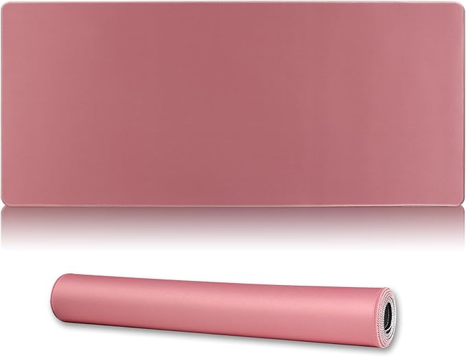 XXL Gaming Mouse Pad 35.4x15.7 Professional Large Mouse Pad & Computer Game Mouse Mat-90x40 Darkpinkus by Cmhoo