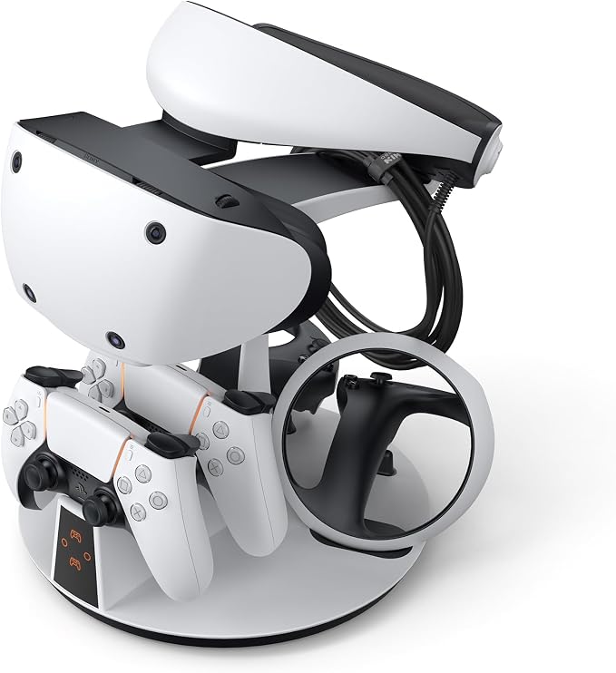 KIWI design D2 3-in-1 Controller Charging Station for PSVR2 and PS5 by KIWIdesignUS