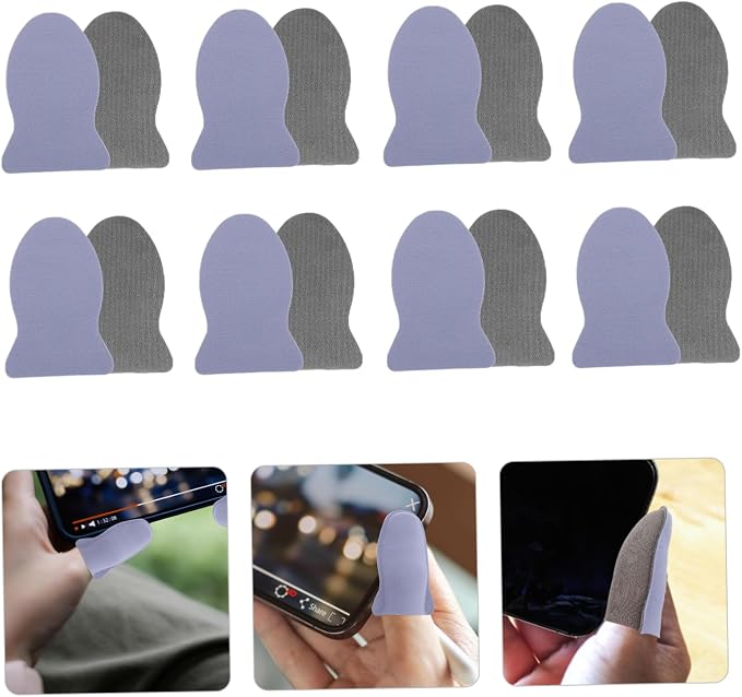 TEHAUX 10pcs Gaming Finger Gloves Sleeves Breathable Mobile Game Finger Sleeves Enhanced Control Comfort for Touchscreen Devices Thin Thumb Protectors for Smooth Operation - Image 7