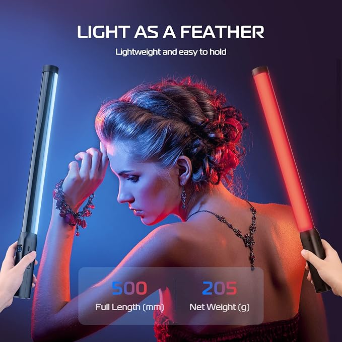 ULANZI VL119 Handheld Light Wand RGB LED Video Light Stick for Photography - Image 4