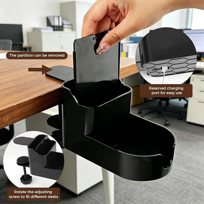 Desk Cup Holder for Coffee Cups, Tumblers, Water Bottles - Image 4