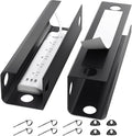 Yecaye 2 Pack Cable Management Under Desk, 31.5 in, Black by Yecaye