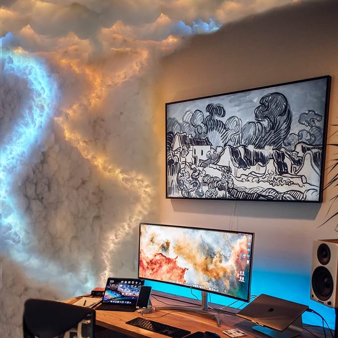 Cloud Light Thundercloud LED - 3D Cotton with RGB Music Sync - Image 8