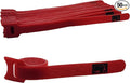 CableLock Cable Ties - 50 Pack - 8 Inch Reusable Cord Organizers - Clean Cable Management for Gaming and Home Office (Red) by StabLabs