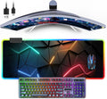 RGB Mouse Pad, Gaming Mousepad with 13 LED Light Modes | 31.5X11.8inch Large Mouse Mat, Gaming Mats for Desk with Non-Slip Rubber Base, Model-A by FoBianJie