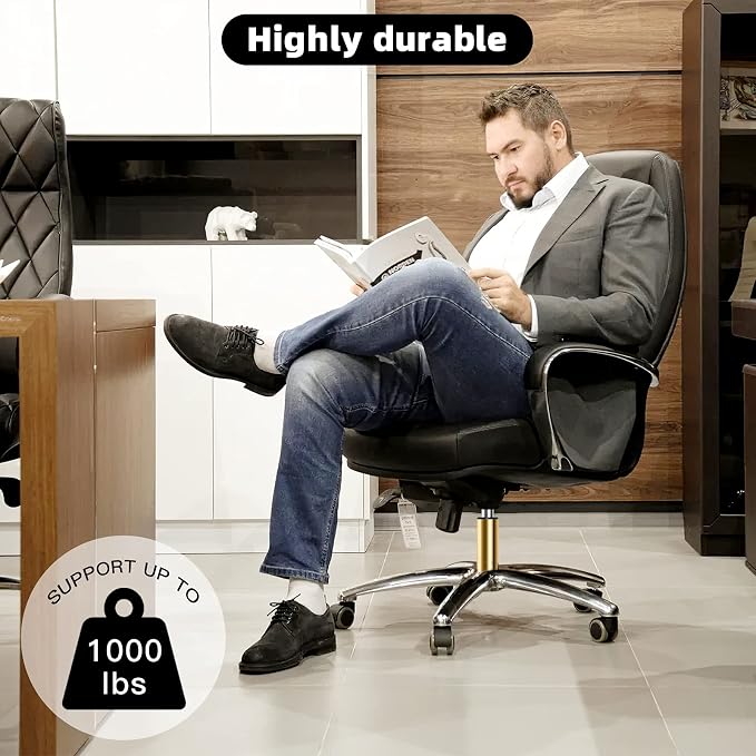 Omyoffice Adjustable Height Gas Lift Cylinder for Office Chairs, Universal Size, Heavy Duty, Gold | Heavy-Duty 1000 lbs, Hydraulic Pneumatic Gas Lift, Universal Fit Most Executive Gaming Desk Chairs - Image 4
