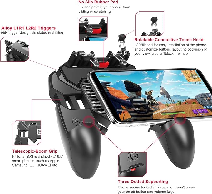 DELAM Mobile Game Controller for iPhone & Android Gaming Phones - Image 3