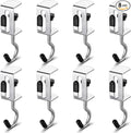 Molain 8 Pack Adjustable Purse Hooks for Table and Desk, Double-Headed by Molain