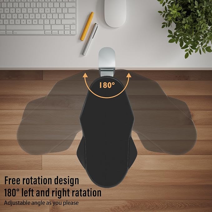 Ergonomic Arm/Elbow Rest for Desk, Foldable Rotating Black | Foldable, Rotatable, Computer Desk, Office & Gaming Comfort - Image 6