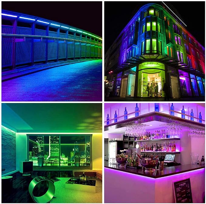 BTF-LIGHTING WS2811 Addressable RGB LED Strip DC24V 32FT 600LED 100Pixel - Image 4