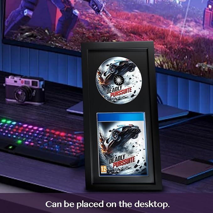 Video Game Display Frame Compatible with PS5, PS4, PS3 Game Case and Disc - Image 6