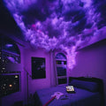 Cloud Light Multicolor Lightning Changing, 3D Thundercloud LED Light Cotton Lightning Cloud Colorful Atmosphere Night Light, DIY Creative Cloud Lights for Bedroom Gaming Room Indoor, 16 Feet by YUNR+Night+Light