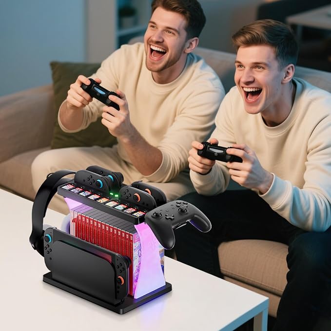 Switch 2 Multifunctional Organizer Station with Joycon 2 Charging Dock - Image 7