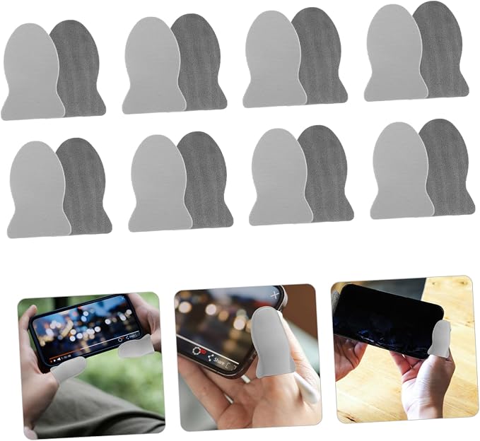 Mobile Game Accessories 10pcs Breathable Finger Sleeves Thumb Protectors Gaming Gloves Fingertip Protectors for Shooting Racing Fighter Games - Image 8