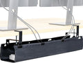 VIVO Clamp-on Under Desk 31 inch Fabric Cable Management Tray, Wire Concealer, Power Strip Storage, Workspace Organization, Easy Fold Down Access, Black, DESK-AC31F-C by Unknown