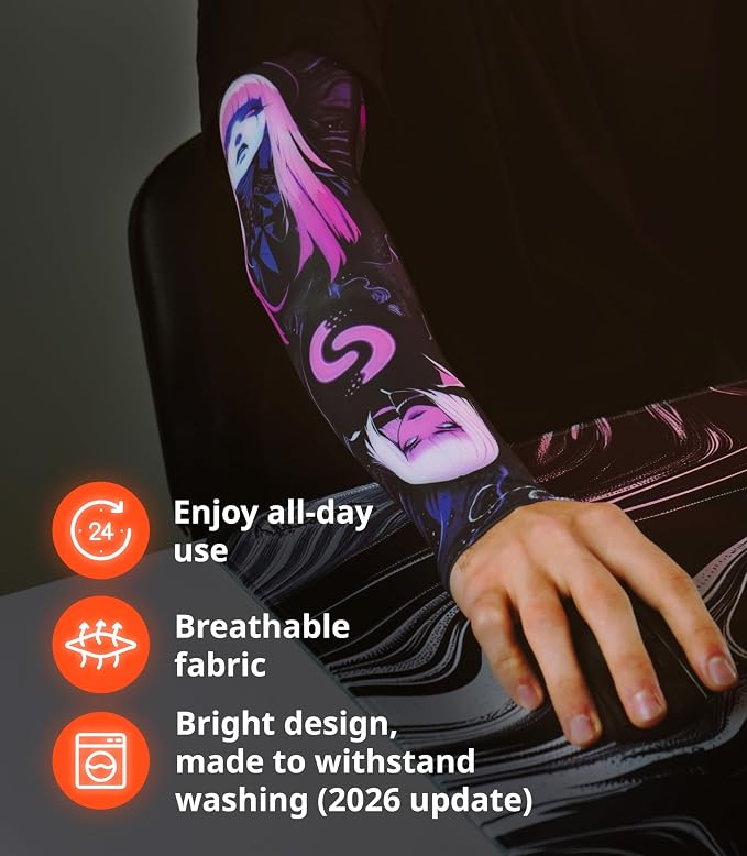 Gaming Arm Sleeve PC Sport compression esports gamer sleeve - Image 4
