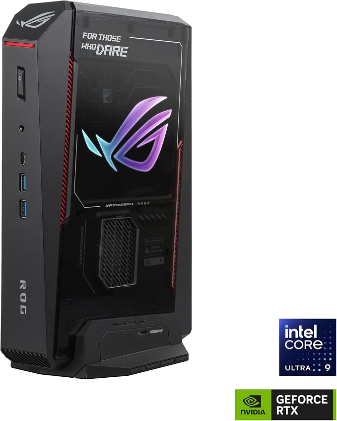 ROG NUC 16 AI Gaming Mini PC with Intel Core Ultra 9 290HX Plus, NVIDIA GeForce RTX 5080 Mobile GPU, 32GB DDR5 RAM, 1TB PCIe Gen4 SSD, Wi-Fi 7, Thunderbolt 4, Triple-Fan Cooling, 3-Year Warranty - Image 7
