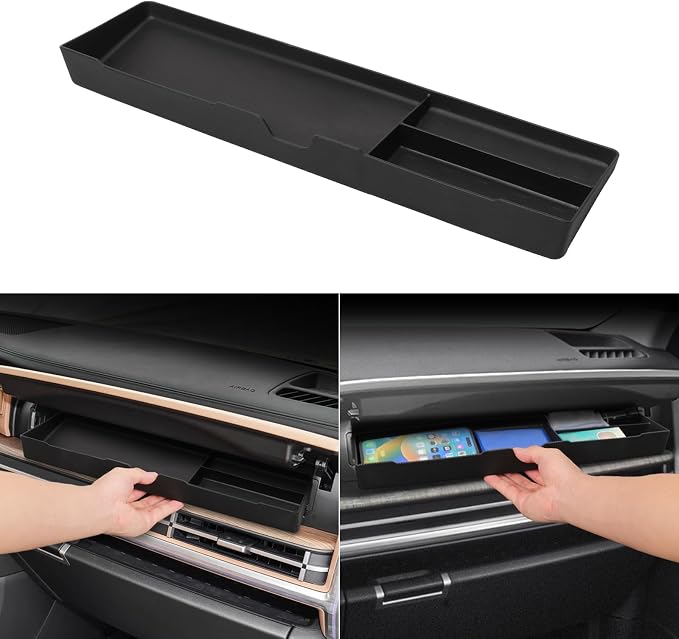 LUCKEASY Co-pilot Drawer Box Storage Box for Hyundai Santa Fe 2024-2026 - Image 2