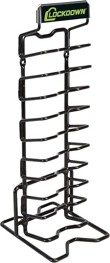 Lockdown Magazine Rack with Vinyl Coating and Steel Frame for Gun Vault Organization, Storage and Security by Lockdown