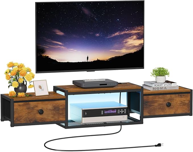 Snughome Floating TV Stand, Floating Entertainment Center for TVs up to 60" - Image 9