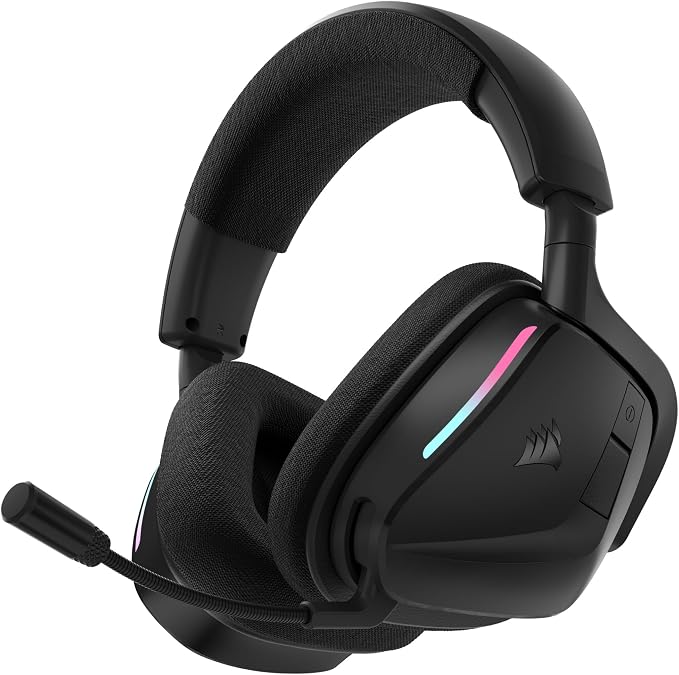 Corsair Void v2 Wireless Bluetooth PC PS5 Switch Gaming Headset – Black by Unknown
