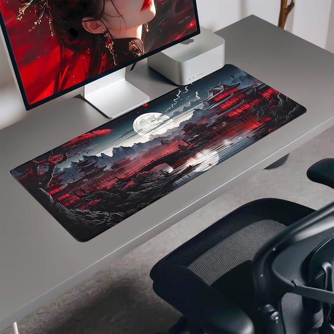 FreeNook Mouse Pad Gaming Mousepad,Large Mousepads for Keyboard and Mouse with Non-Slip Rubber Base,Suitable for School,Office,Home,47.2 x 23.6 Inch - Image 7