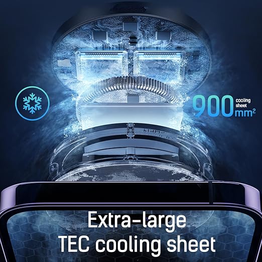 Magnetic Phone Cooler, Phone Cooler Phone, pad Cooler, Phone Radiator with Liquid Cooling,Freeze in 15s, noiseless Cooling,for Phone/Tablet/Pad (Don't Support Wireless Charging) - Image 6