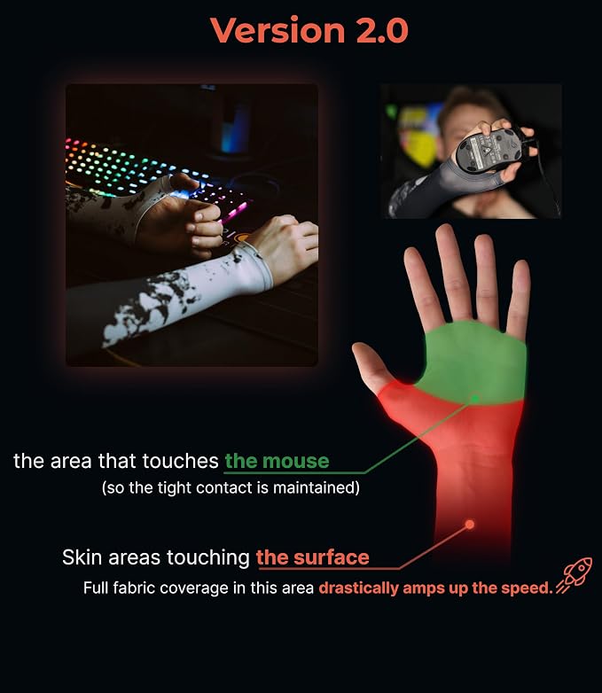 Gaming Arm Sleeve PC Sport compression esports gamer sleeve - Image 4