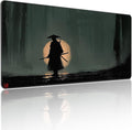 35.4 x 15.7 inch, XXL Extra-Large Gaming Mousepad, Featuring a Japanese Lone Samurai Design, a wear-Resistant, Scratch-Resistant, and Waterproof Surface, and a Non-Slip Rubber Base. by YUANSM