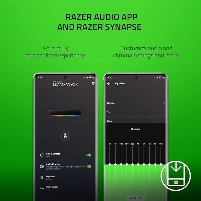 Razer Leviathan V2 X, PC Soundbar with Full-Range Drivers, Black - Image 7