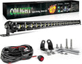 CO LIGHT Led Light Bar Single 26 inch Slim Single Row Lightbar Driving Combo Beam Off Road Work Lights with Mounting Brackets & 6D Reflectors for Truck, Car, Cabin, Boat, ATV, UTV by COLIGHT